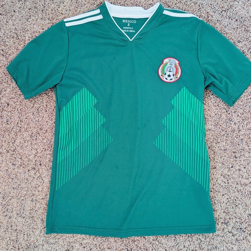 Adidas Mexico Jersey Womens Small Green Soccer Futbol 2018 Home Player Version